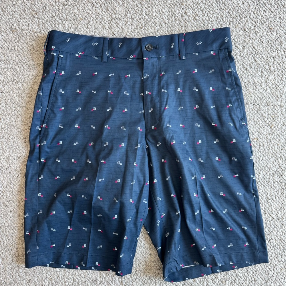 Walter Hagen Blue Flat Front Shorts Athletic Style